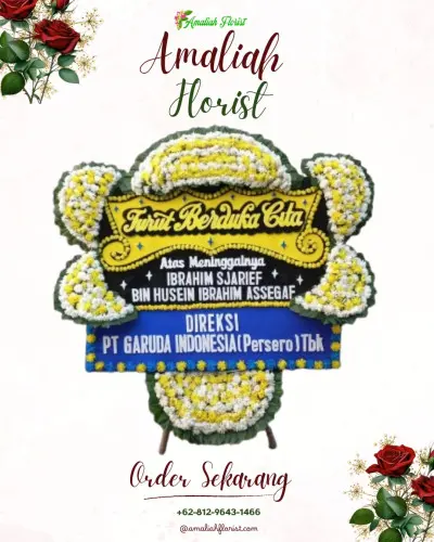 Papan Bunga Duka di Salambue