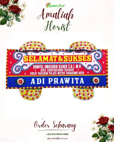 Karangan Bunga Ucapan Selamat di Salambue