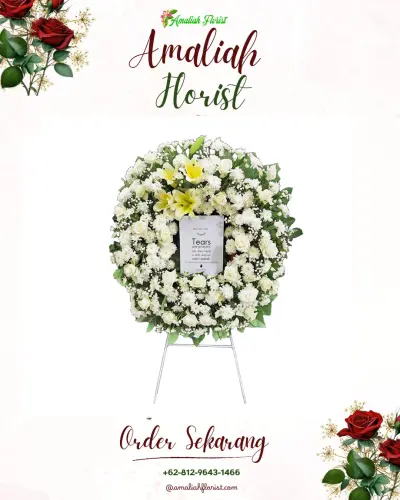 Krans Bunga Duka Cita di Salambue