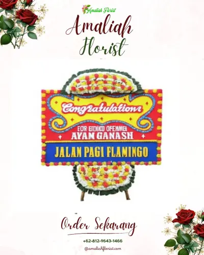 Bunga Papan Congratulation di Salambue